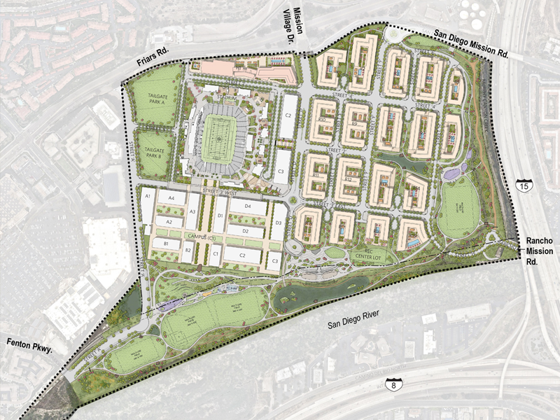 SDSU Mission Valley Site Plan updated January 2020