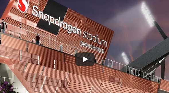 Rendering of Snapdragon Stadium 
